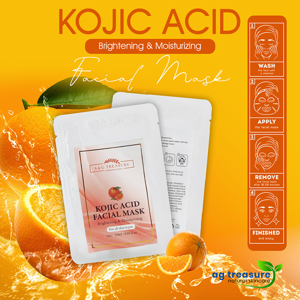 AG Treasure Kojic Acid Brightening & Moisturizing Facial Mask