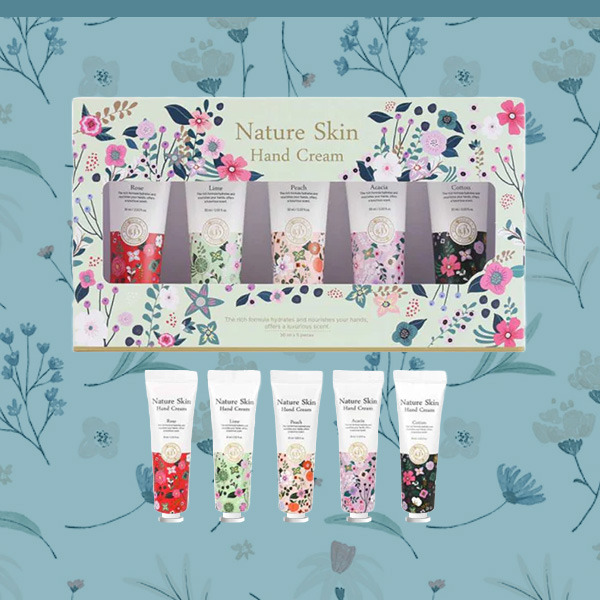 Foodaholic Nature Skin Hand Moisturizer 5 Pieces Set