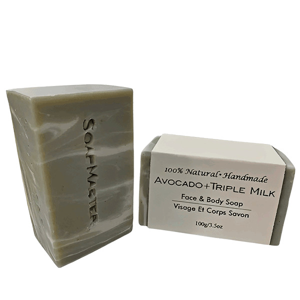 SoapMaster Avocado +Triple Milk Face & Body Soap